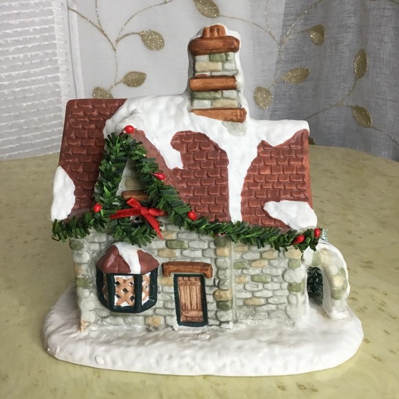 Christmas Valley Other - Vintage 1992 Christmas Valley Collectible Porcelain House